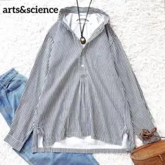 アーツアンドサイエンス　コットンストライプシャツブラウスのサムネイル