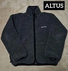 ALTUS ボアフリースジャケット ダークグレー
