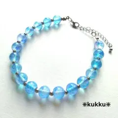 天然石風ブレスレット