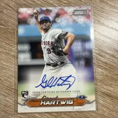 Grant Hartwig auto Topps Stadium Club