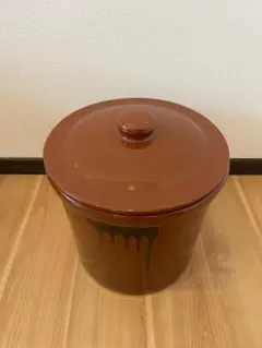 切立 蓋付 瓶10号【メーカー廃業による絶版品】久松窯 梅干し漬 漬物