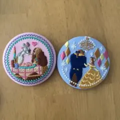 ディズニーコレクション　刺繍缶バッチ