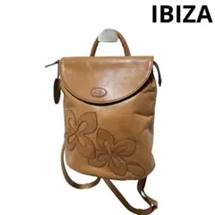 【IBIZA】 イビザ リュック　ハンドバッグ 本革レザー ブラウン　ブランド