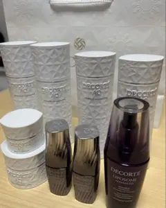 DECORTE AQ 化粧水、乳液リポソーム空瓶セット　9点箱あり