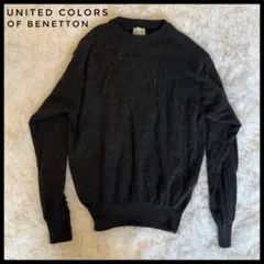 BENETTON ベネトン イタリア製 ラムウール100% ニット セーター
