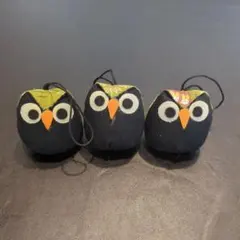 ふくろう　縁起物　ストラップ　小物　置物