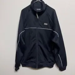 【M】SPALDING スポルディング　長袖　ジャージ　黒　ブラックのサムネイル