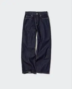 UNIQLO バギージーンズ　69NAVY 22