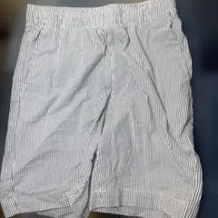ストライプ コットン ショートパンツ