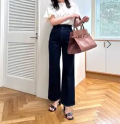 新品　デニムストレートパンツのサムネイル
