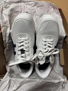 アシックス メンズ ウォーキングシューズ ハダシウォーカー ライトグレー/ネイビ