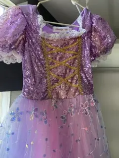 ラプンツェルドレス　110cm 手袋つき