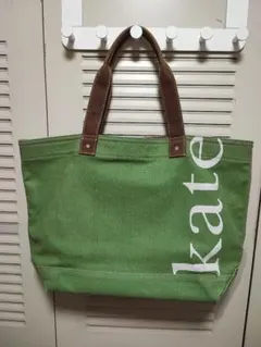 kate spade トートバッグ 緑 ケイト・スペード