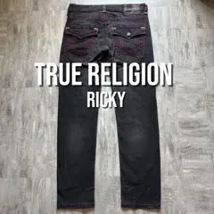 TRUE RELIGION RICKY ブラックデニムパンツ46 Y2K - メルカリ