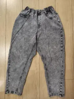 ■数回着用RADCHAPラッドチャップケミカルデニムパンツ140cmロングパンツ