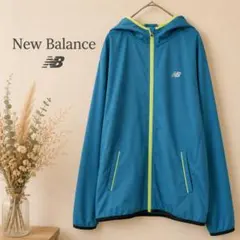 New Balance ナイロンジャケット LL ブルー