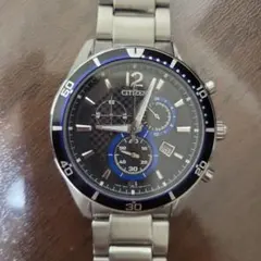 シチズン　エコドライブ　クロノグラフ　H500