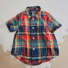 Ralph Lauren 18m 半袖チェックシャツ