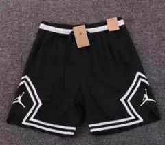 未使用 ジャンプマンロゴ バスケットボールパンツ黒-S