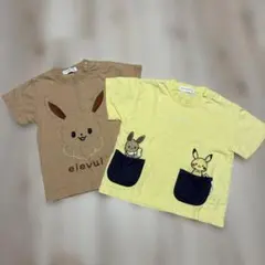 monpoke ポケモン Tシャツ 2枚セット 95cmのサムネイル