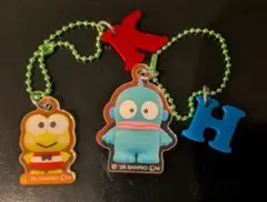 サンリオキャラクターズ　ツインチャーム　ハンギョドン&ケロッピ