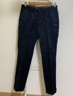 アバハウス　ネイビー テーパードスラックス