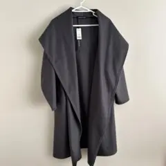 半額！ミズイロインドダークグレー フード付きコート タグ付き未使用品 半額！ミズイロインドダークグレー フード付きコート タグ付き未使用品