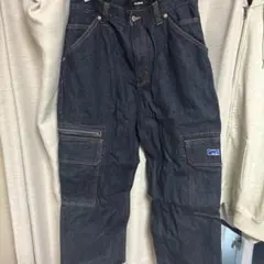 XLARGE ダークデニム カーゴパンツ 32