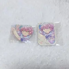 あんスタ 姫宮桃李 とるパカ 一番カフェ ハート缶バッジ スクエア缶バッジ