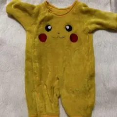 ピカチュウ　ロンパース　もこもこ　60〜70