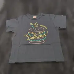 値下げ❌️新品未使用　ジャンクストア　 ハンバーガー柄Tシャツ グレー130のサムネイル