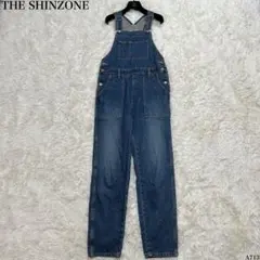 [美品] ザシンゾーン サロペット 36 デニム コットン 日本製 Sサイズ