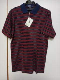 【新品タグ付き】ポロ ラルフローレン ボーダー柄ポロシャツ 半袖