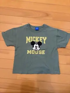 ミッキーマウス Tシャツ 120サイズ グリーン