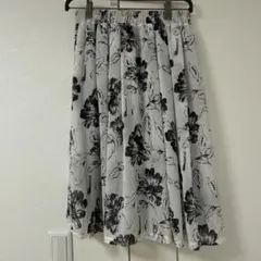 花柄 フレアスカート Lサイズのサムネイル