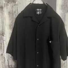 カンゴール　KANGOL　半袖シャツ　開襟　オープンカラー　S　ポリシャツのサムネイル