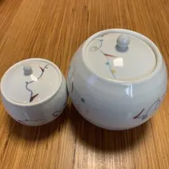砥部焼 キャニスター2個セット