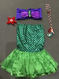 アリエル人魚コスチュームセット 100cm