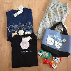 ちいかわ　Tシャツ②・パンツ・トートバッグ　タグ付き新品／／手袋おまけ付き