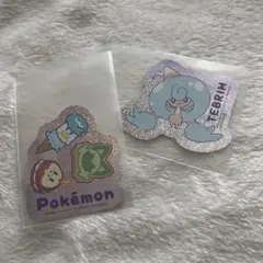 ポケモン天文台 ダイカットステッカー ミュウ ジラーチ コスモッグ