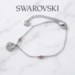 ✨美品✨スワロフスキー カデナ ハート ラインストーン ブレスレット 箱付き