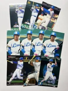 松井稼頭央　プロ野球チップス　カード　10枚
