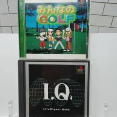 PS みんなのGOLF・I.Q インテリジェントキューブ ソフトセット