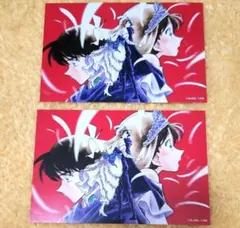 名探偵コナン　ポストカード　工藤新一　毛利蘭