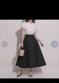 ジャスグリッティー美品パール　フリル アシメZARAアプワイザーリッシェMyuのサムネイル