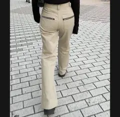 ジップポケットチノパンツ