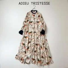 ADIEU TRISTESSE 杉本さなえ　ワンピース　花と街のワルツ　多少透けのサムネイル