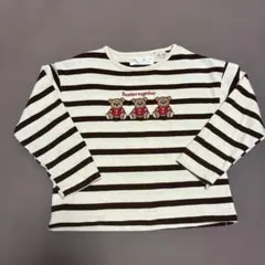 ZARA ストライプ柄 長袖カットソー 110