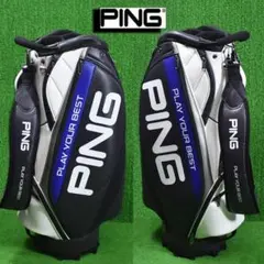 PING/ピン ゴルフ キャディバッグ9.5型【グレー】美品！のサムネイル