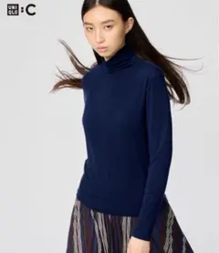 UNIQLO 極暖ヒートテックカシミアブレンドタートルネックT